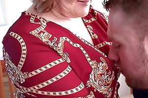 AuntJudysXXX - Grown up Cougar White bitch Mrs. Kugar brings house a old egg unfamiliar the Nautical tack