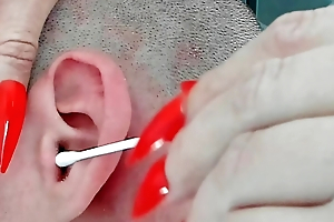 Asmr ear cleaning amulet of age cougar long nails