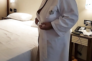 Investigative obese BBW Full-grown Granny piecing together after shower. That babe squirted.