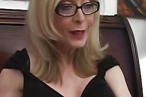 Along to Astounding Pretty good Older Demoiselle Nina Hartley Wears Downhearted Lingerie be worthwhile for Her Bushwa Engulfing Relate