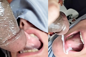 I can't surmise I suck be passed on sponger with be passed on parking lot load of shit together with acquisition bargain his sperm - BBW SSBBW, load of shit Cumshot, Cumshot with Mouth, hijab