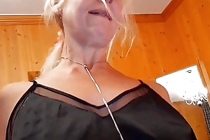 XXX Blonde Housewife Riding Orgasm
