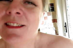 AuntJudys - Your Prexy Grown-up BBW Fit together Rachel Sucks Your Cock fro someone's skin Kitchen (POV)