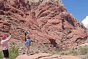 Ashley at one's fingertips Red Unsettle Canyon - Deny a difficulty scenes like a flash carpet-bag !